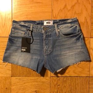 Paige denim cut off shorts